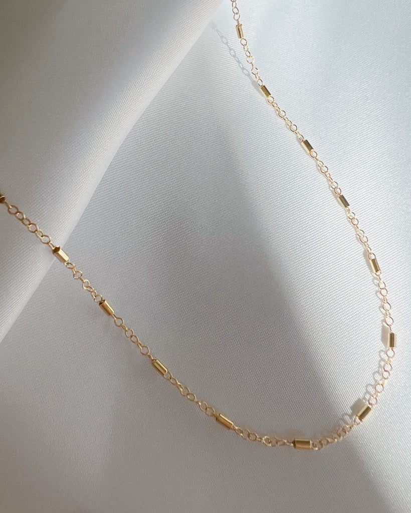 16-inch gold-filled everyday chain necklace — the Joleigh by Saddle & Stone