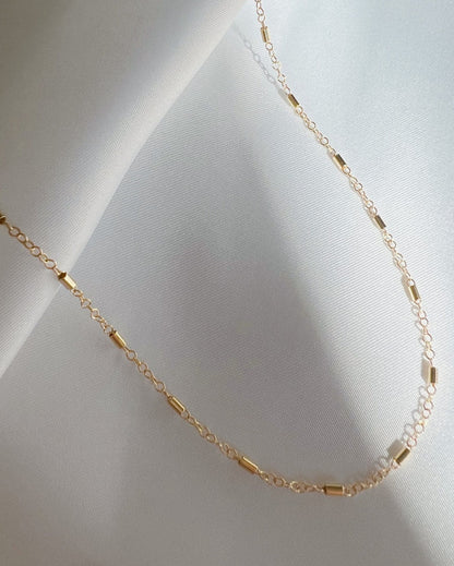 16-inch gold-filled everyday chain necklace — the Joleigh by Saddle & Stone